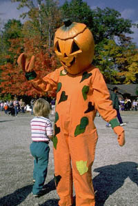 No one messes with Mr. Pumpkinhead